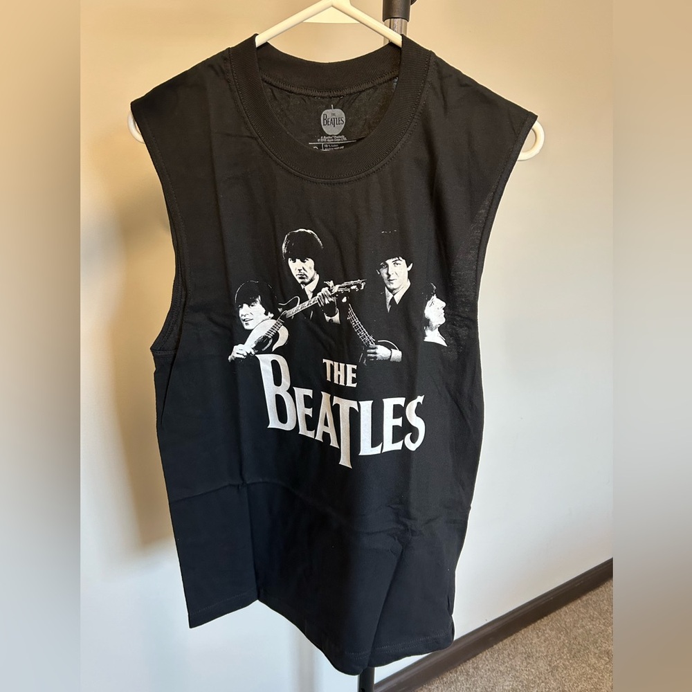 Beatles Tank Top Sz:S  Black